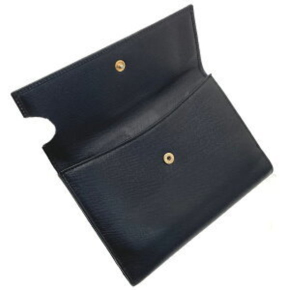 Prada Wallet Triangle Saffiano Leather Black Bifold Medium NERO - Picture 7 of 8